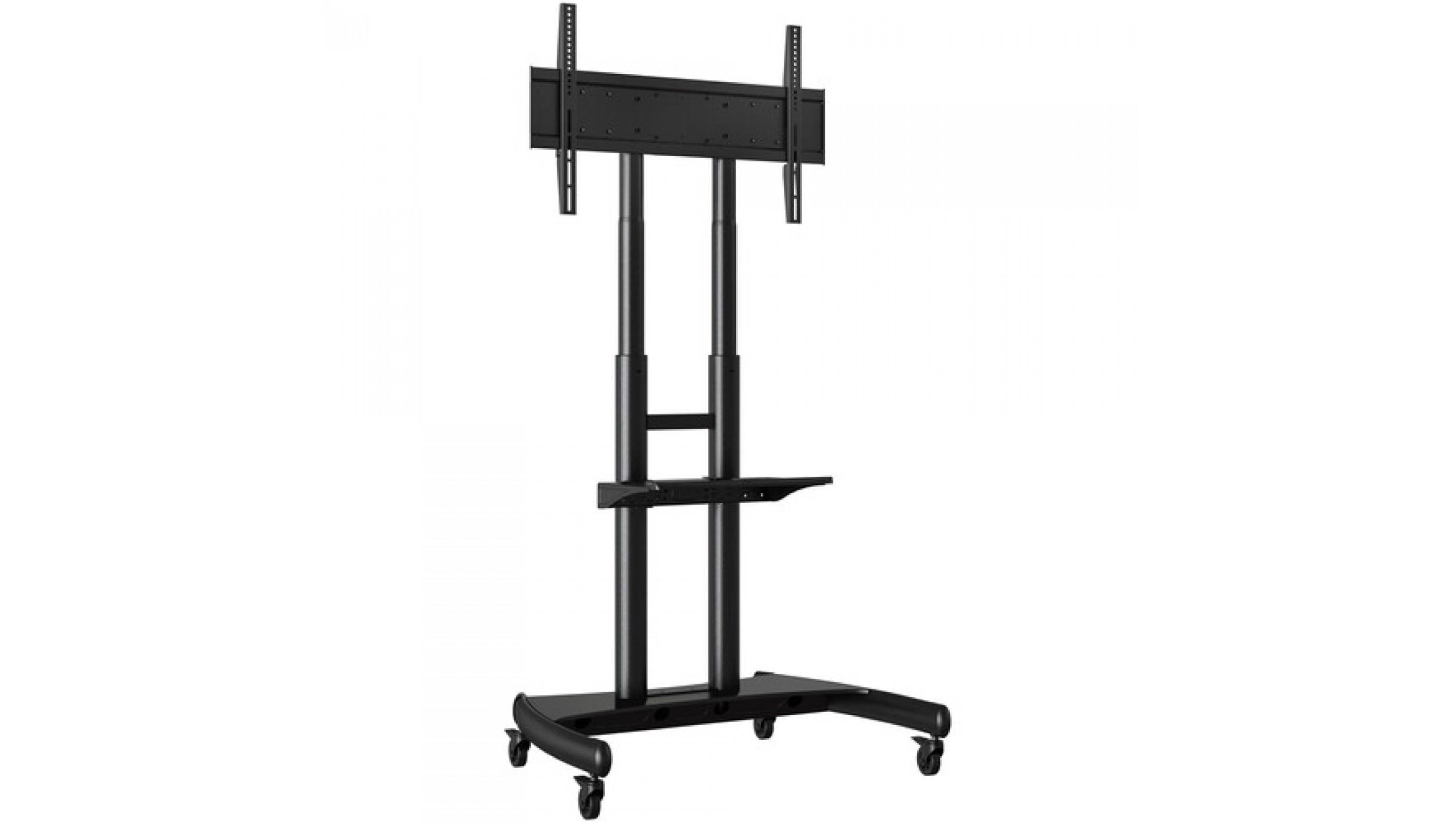 Heavyduty dual poles mobile display standAlliance Systems & Appliances