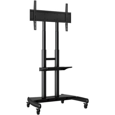Heavy-duty dual poles mobile display stand Heavy-duty dual poles mobile display stand